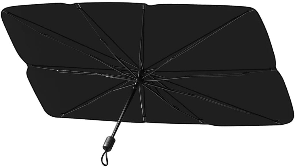 Protetor Solar Para-brisa, Quebra Sol Portátil, Proteção Térmica UV, Protetor Solar com Isolamento Térmico, Retrátil, Protetor Térmico Para Carro, Protetor Dobrável Preto para Carro