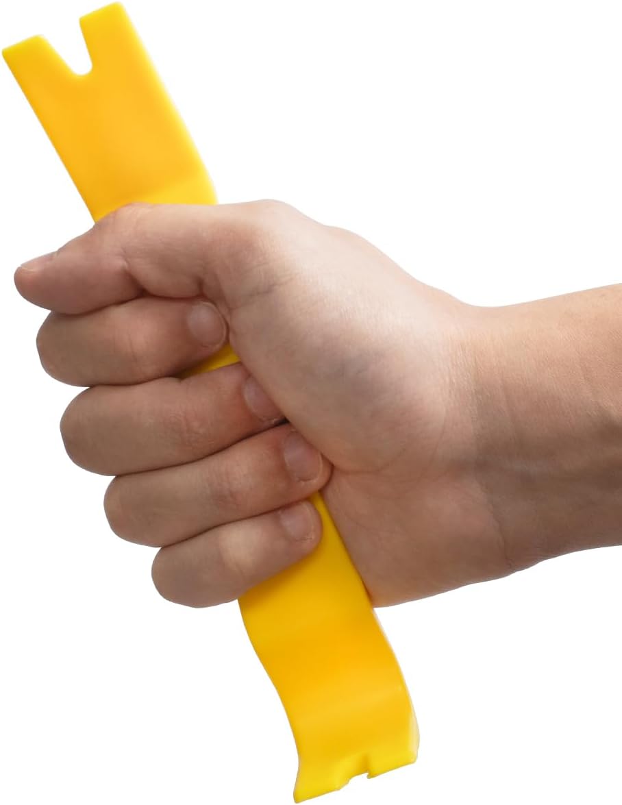 Kit Jogo De Espátulas Para Remoção Painel Forro Nylon De Porta Veicular 5 Peças