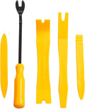 Kit Jogo De Espátulas Para Remoção Painel Forro Nylon De Porta Veicular 5 Peças