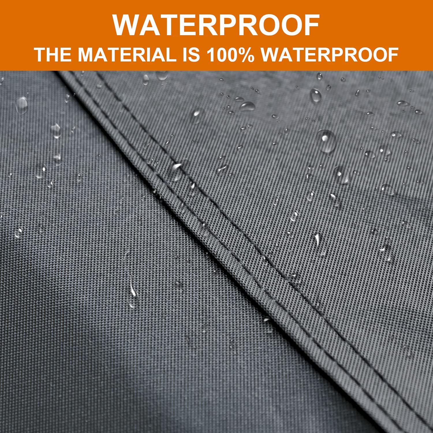 Kayme Capa de carro resistente de 7 camadas à prova d'água para todos os climas, cobertura externa completa proteção solar de neve UV com zíper para automóveis, ajuste universal para Sedan (186 a 193